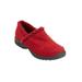 Wide Width Women's The Dandie Clog by Comfortview in Red (Size 9 W)