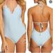 Jessica Simpson Swim | Jessica Simpson - One Piece Blue & White Swimsuit | Color: Blue/White | Size: M