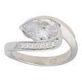 Smart Jewel - Ring mit funkelnden Zirkonia Steinen, Silber 925 Ringe Weiss Damen