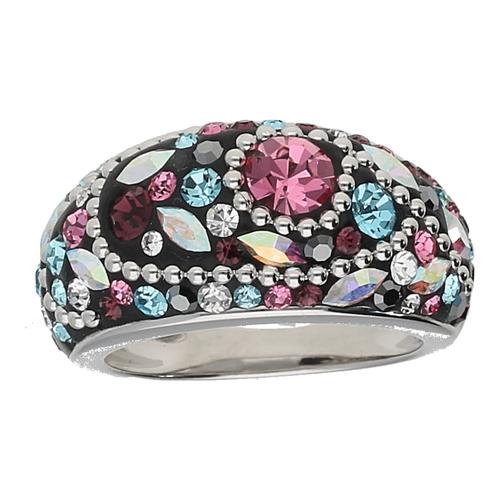 Smart Jewel Smart Jewel Ring elegant mit Kristallsteinen, Silber 925 Smart Jewel Ring elegant mit Kristallsteinen, Silber 925 Ringe Limone Damen