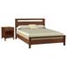 Copeland Furniture Mansfield Solid Wood Platform 2 Piece Bedroom Set Wood in Brown/Red | King | Wayfair