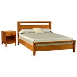 Copeland Furniture Mansfield Solid Wood Platform 2 Piece Bedroom Set Wood in Brown/Red | Queen | Wayfair