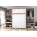 Cielo Full Murphy Bed with 2 Shelving Units by Bestar