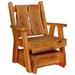 Live Edge Locust Wood Timberland Glider Chair