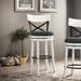 Heidi Modern Farmhouse Swivel Barstools (Set of 2) by Furniture of America