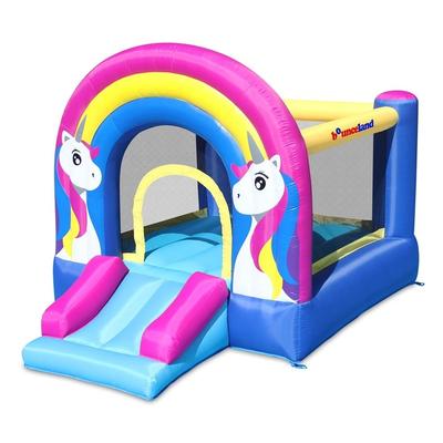 Bounceland Rainbow Unicorn Bounce House with blower