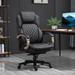 Vinsetto Heavy Duty Office Chair 350lbs Capacity, Mesh & Faux Leather, Rocker Ergonomic, Adjustable Height with Wheels
