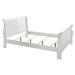 Coaster Furniture Louis Philippe White Sleigh Panel Bed