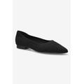 Women's Mireya Flat by Bella Vita in Black Knit (Size 11 M)