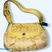 Coach Bags | Coach Soho Signature Yellow Canvas/Leather Bag | Color: Yellow | Size: Os