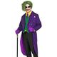 Widmann - Kostüm Evil Clown, Frack, Horror-Clown, böse, Motto-Party, Karneval, Halloween