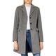 Amazon Brand - MERAKI Women's Wool Coat, Grey (Herringbone), 16, Label:XL