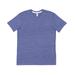 LAT 6991 Men's Harborside Melange Jersey T-Shirt in Royal Blue size 2XL | Ringspun Cotton LA6991