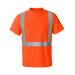 Kishigo 9110-9111 High Performance Microfiber T-Shirt in Orange size 4XL | Polyester