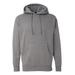 Independent Trading Co. IND4000 Heavyweight Hooded Sweatshirt in Gunmetal Heather size Small | Fleece IND400