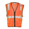 Kishigo 1191-1192 Economy Mesh 6-Pocket Vest in Orange size Large/XL