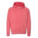 Independent Trading Co. PRM15YSB Youth Special Blend Raglan Hooded Sweatshirt in Pomegranate size Small | Cotton/Polyester PRM15YSBC