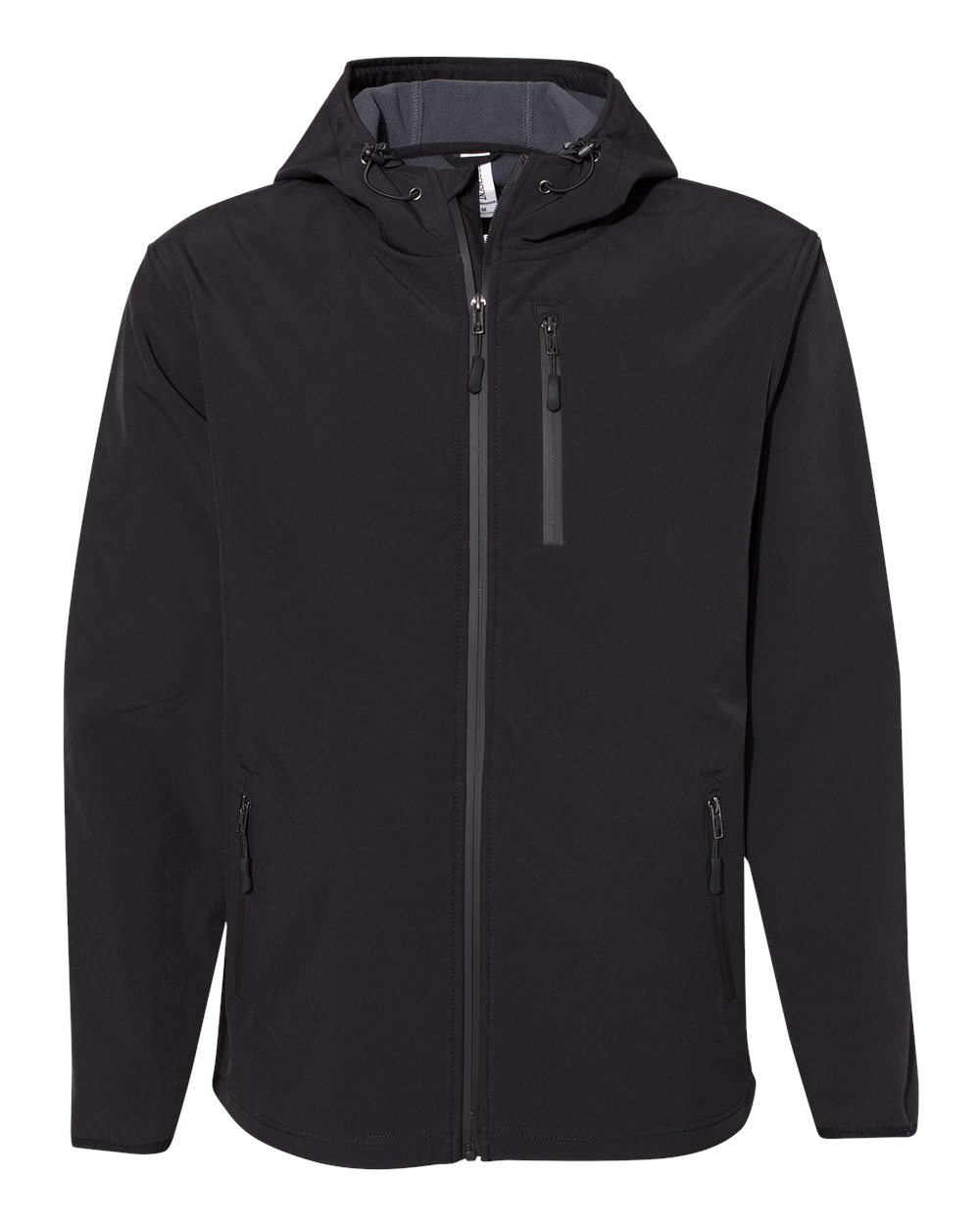 Independent Trading Co. EXP35SSZ Poly-Tech Soft Shell Jacket in Black size 3XL | Polyester