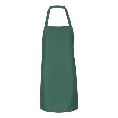 Q-Tees Q4010 Bib Apron in Forest Green | Polyester
