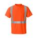 Kishigo 9110-9111 High Performance Microfiber T-Shirt in Orange size 5XL | Polyester