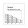 Vegana Weiß - Badheizkörper Handtuchheizkörper Handtuchheizung 480 mm - 575 mm
