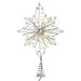 Kurt S. Adler 53666 - 15.5" 30 Light Silver Star Tree Topper