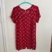 Free People Dresses | Free People Floral Print Dress | Color: Black/Red | Size: M