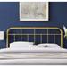 Shaffer Classic King Size Gold Metal Headboard