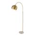 Elk Home Kopernikus Aged Brass With Metal Shade 1 Light Floor Lamp