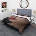 Designart 'Red Lips Black Makeup On The Eyes of Mask Women' Modern Duvet Cover Comforter Set