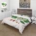 Designart 'Vintage Plant Life XII' Farmhouse Duvet Cover Comforter Set