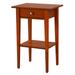 Dalton 1-drawer and Shelf Wooden Nightstand