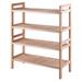 Winsome Mercury Natural Solid Wood Stackable Shoe Rack Set - 2 Piece