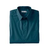 Men's Big & Tall KS Signature Wrinkle-Free Long-Sleeve Dress Shirt by KS Signature in Midnight Teal (Size 17 39/0)