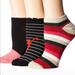 Kate Spade Accessories | Kate Spade Socks 3 Pair Fox Tail & Stripes New | Color: Black/Gold/Pink/Red/White | Size: Os