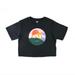 Levi's Shirts & Tops | Levi’s Levi Girls Shirt 2t Black Cropped Top Short T Tee Toddler Youth Graphic | Color: Black/Pink | Size: 2tg