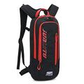 12L Bike Backpack Hydration Backpack with 2L Water Bladder Waterproof Breathable Cycling Bicycle Rucksack Lightweight Biking Daypack Sport Bags for Climbing Travel Hiking Skiing Camping-Black red