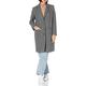 Amazon Essentials Plh Button-front Coat Wool Blend, Grey Heather, M