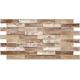 PVC Plastic Wall Panels 3D Decorative Tiles Cladding - Wood (Dutch Oak)