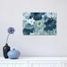 East Urban Home Blue on Blue by Carol Robinson - Wrapped Canvas Painting Print Canvas in Blue/White | 12 H x 18 W x 1.5 D in | Wayfair