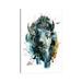 East Urban Home Abstract Bison by Dean Crouser - Wrapped Canvas Painting Print Canvas in Black/Blue/Green | 26 H x 18 W x 1.5 D in | Wayfair