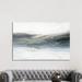 East Urban Home Timeless Shore by Blakely Bering - Wrapped Canvas Painting Print Metal in Black/Blue/Gray | 40 H x 60 W x 1.5 D in | Wayfair