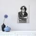 East Urban Home John Lennon In Black & White by Nikita Abakumov - Wrapped Canvas Graphic Art Print Canvas in Black/Gray/White | Wayfair