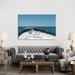 East Urban Home Beyond the Sea by Bethany Young - Wrapped Canvas Photograph Print Metal in Blue/White | 40 H x 60 W x 1.5 D in | Wayfair