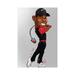 East Urban Home Tiger Woods by Evan Williams - Wrapped Canvas Graphic Art Print Canvas in Black/Brown | 12 H x 8 W x 0.75 D in | Wayfair