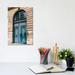 East Urban Home Paris Doors VI by Bethany Young - Wrapped Canvas Photograph Print Canvas in Blue | 12 H x 8 W x 0.75 D in | Wayfair