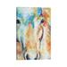 East Urban Home Light Walker by Kathleen Steventon - Wrapped Canvas Gallery-Wrapped Canvas Giclée Canvas in Blue/Brown/White | Wayfair