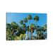 East Urban Home Palm Springs Palms III by Bethany Young - Wrapped Canvas Gallery-Wrapped Canvas Giclée Canvas in Blue/Green | Wayfair