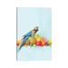 East Urban Home Parrot Portrait by Erin Summer - Wrapped Canvas Photograph Print Canvas in Blue/Yellow | 12 H x 8 W x 0.75 D in | Wayfair