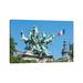 East Urban Home The Grand Palais Recipon's Bronze Statue Of Flying Horses & Chariot, Paris, France Metal | 26 H x 40 W x 1.5 D in | Wayfair